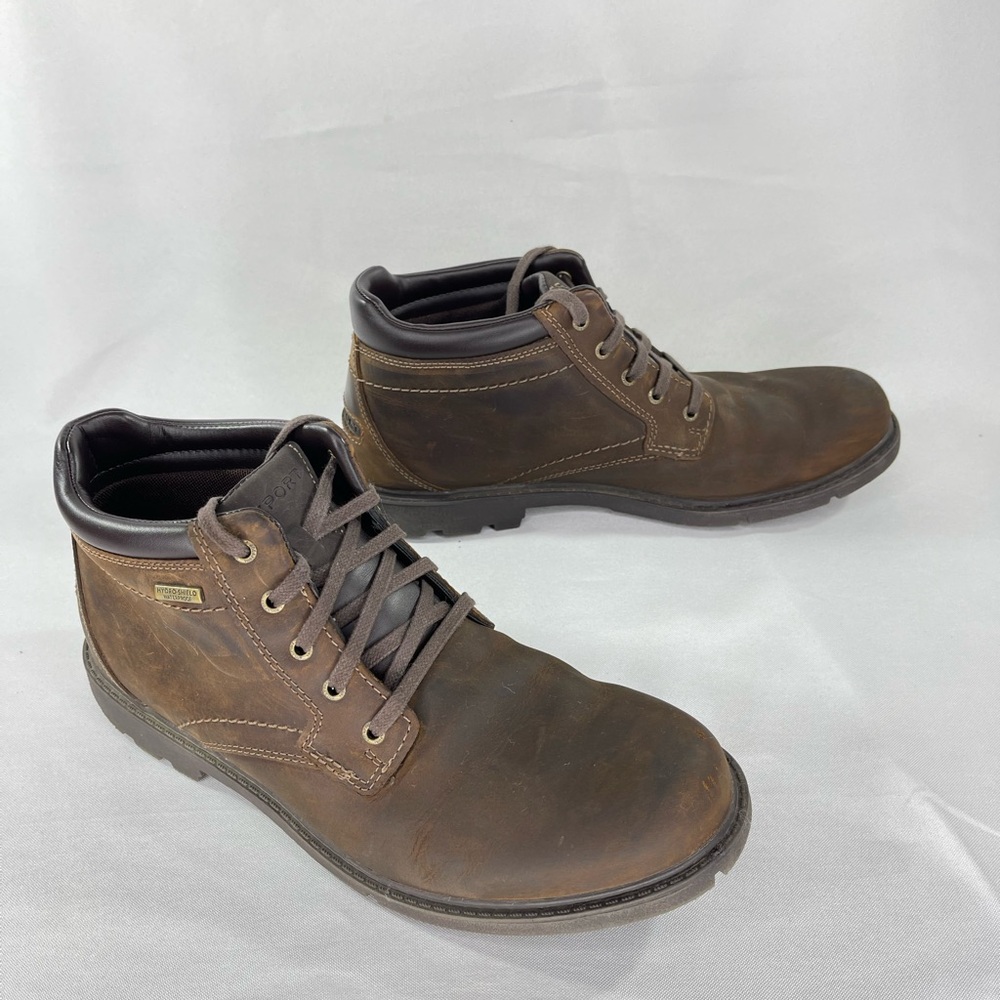 Rockport Men’s Storm Surge Waterproof Plain Toe Boot. Tan Brown. Size 10… - Picture 5 of 7